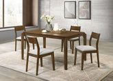 Orleans Furniture - Coaster - Almonte 5-piece 59-inch Rectangular Dining Set Dark Brown - 108921-S5